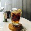 Coffee and tonic in a bormioli glass