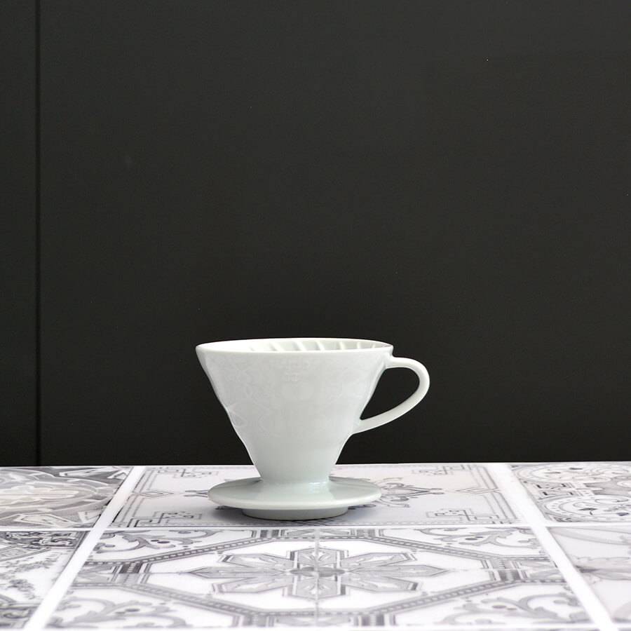 Hario Coffee Dripper V60, White Ceramic