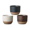 Kinto ceramic cups 4 piece pack