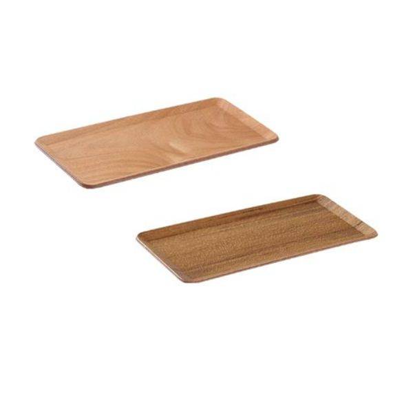 Two coffee place mat trays