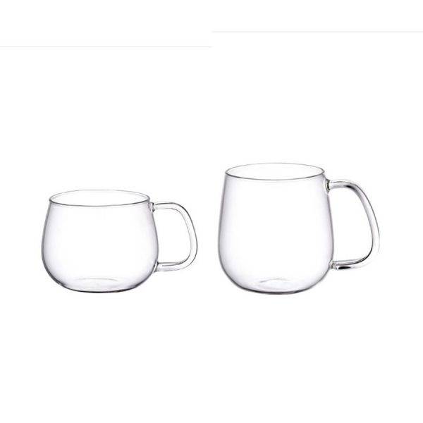 A large and a small unitea kinto mugs