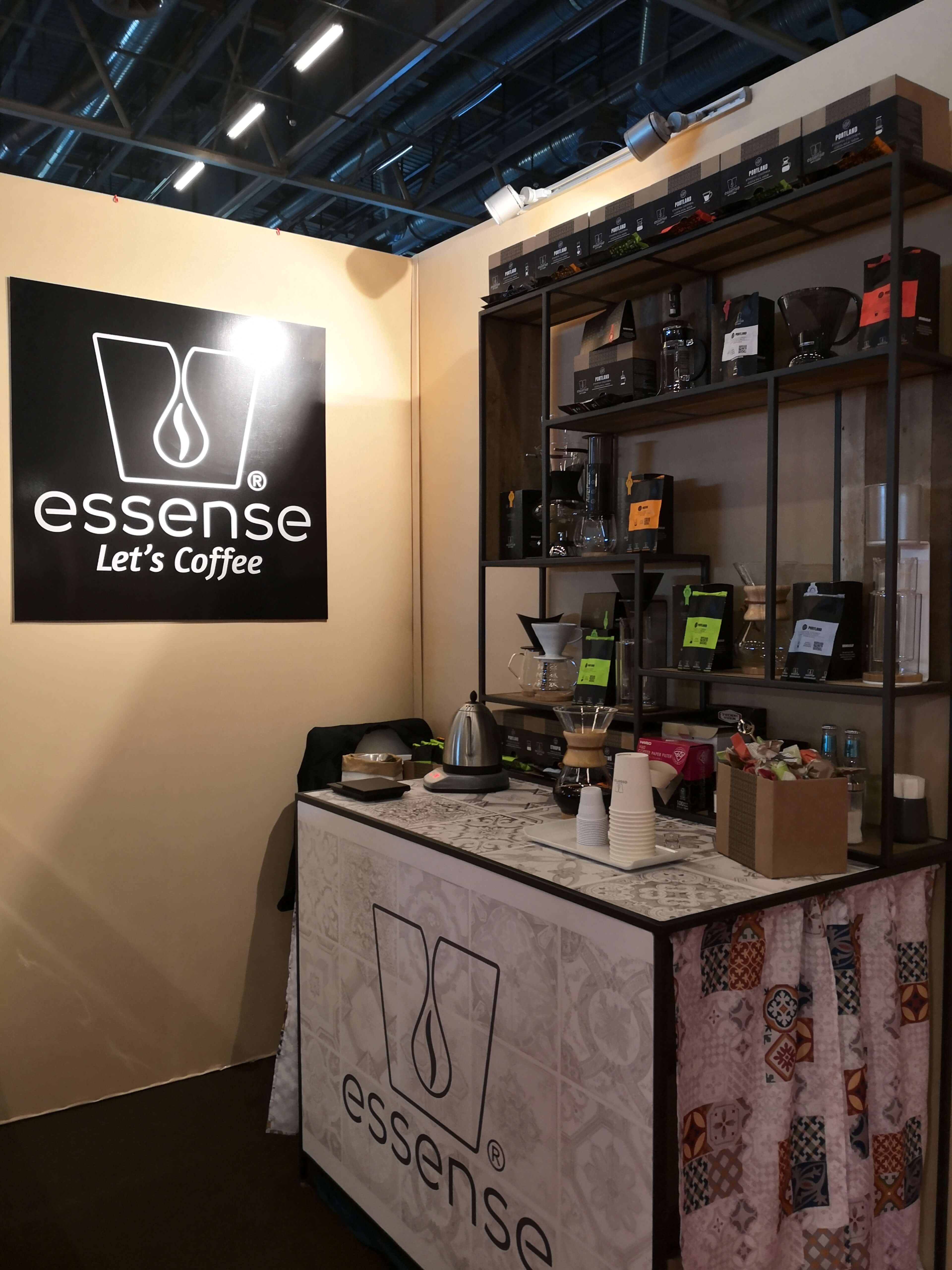 Essense coffee stand in gourmet selection