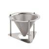 Stainless steel cone dripper for coffee